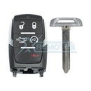 XRemotes - Dodge Ram 1500 Smart Key 2019+ 5Buttons GQ4-76T 433MHz 68374994AC - XR-2294-KB Smart Key