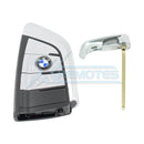 Bmw F Series CAS4 2009+ Smart Key 3Buttons 315MHz Chrome