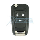 XRemotes - Chevrolet Camaro Cruze Malibu Equinox 2010+ Flip Remote HU100 315MHz / 433MHz - XR-1104-3