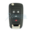 XRemotes - Chevrolet Camaro Cruze Malibu Equinox 2010+ Flip Remote HU100 315MHz / 433MHz - XR-1104-4