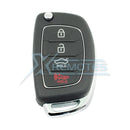 XRemotes - Genuine Hyundai I40 Remote Key 2011+ SCK-SEKS-VF123BTX 433MHz 95430-3Z521 95430-3Z520 - 
