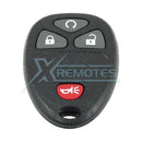 XRemotes - Genuine Chevrolet Uplander HHR Remote 2005+ KOBGT04A 315MHz 15777636 15114374 - XR-1160 
