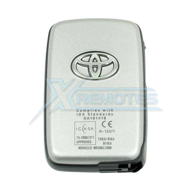 XRemotes - Genuine Toyota Land Cruiser Prado 2010+ Smart Key 2Buttons B74EA 433MHz 89904-60751 - 