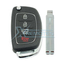 XRemotes - Hyundai Sonata Remote Key 2015+ 4Buttons 433MHz 95430-C1010 - XR-1781 Remote XRemotes
