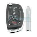 XRemotes - Hyundai Santa Fe Remote Key 2015+ TQ8-RKE-4F31 433MHz 95430-2W110 - XR-1806 Remote 