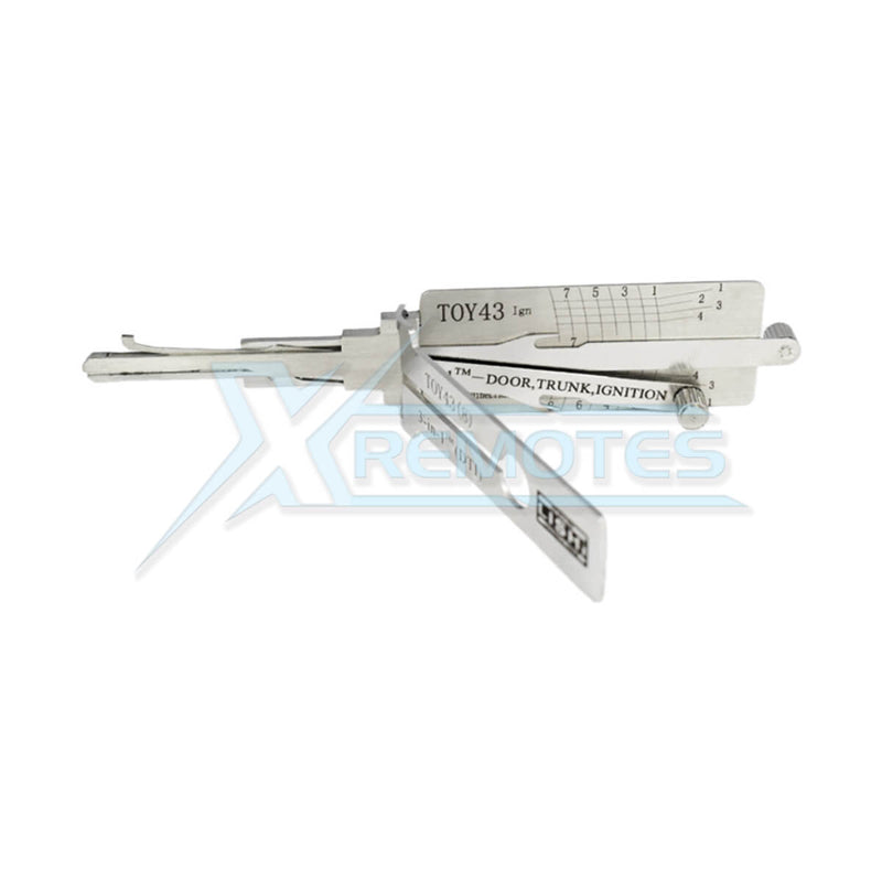 XRemotes - Genuine Lishi Classic 3-in-1 Pick / Decoder For TOY43 8CUT Lishi Tool - XR-1935 Lishi 