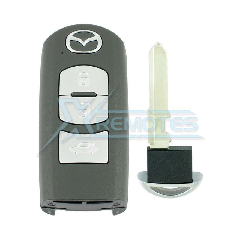 XRemotes - Genuine Mazda 6 2009+ Smart Key 3Buttons 5WK43403D 433MHz GSYD-67-5RYA - XR-2037-KB 