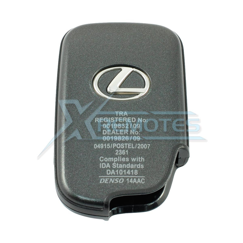 XRemotes - Genuine Lexus ES GS IS Smart Key 2009+ 14AAC 433MHz 89904-53361 - XR-2081 Smart Key Lexus