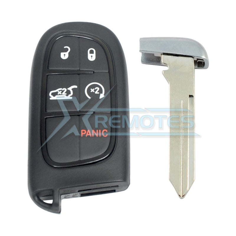 XRemotes - Jeep Cherokee Smart Key 2014+ GQ4-54T 68141580AF 68141580AD - XR-2195-KB Smart Key 