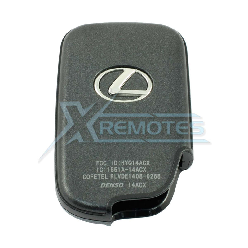 XRemotes - Genuine Lexus RX350 CT200h 2010+ Smart Key 4Buttons HYQ14ACX 315MHz 89904-0E031 - XR-2204