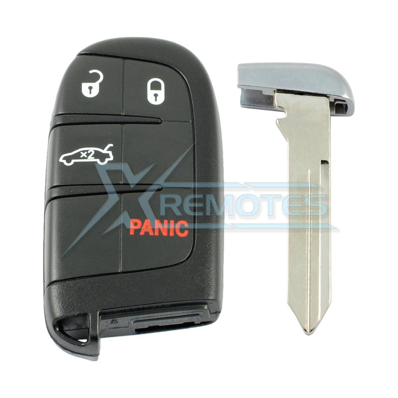XRemotes - Chrysler & Dodge Smart Key 2011+ M3N-40821302 4/5Buttons 433MHz - XR-2259-KB Smart Key 