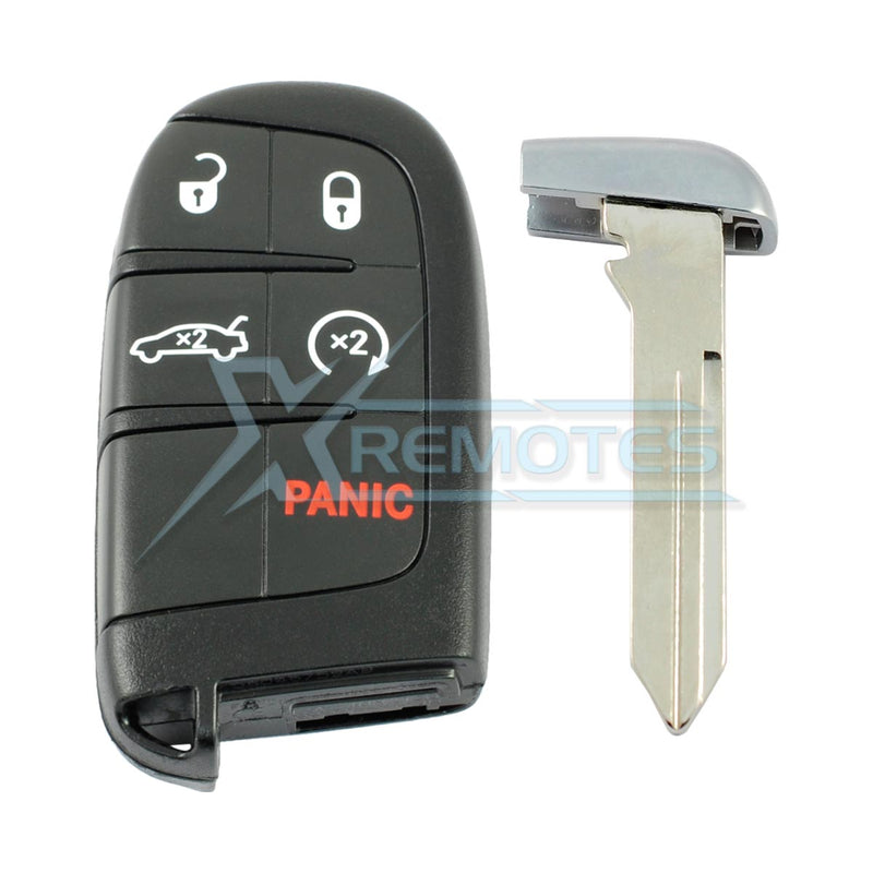 XRemotes - Chrysler & Dodge Smart Key 2011+ M3N-40821302 4/5Buttons 433MHz - XR-2260-KB Smart Key 