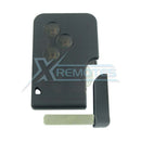 XRemotes - Renault Megane2 Scenic 2002+ Smart Key 3Buttons 433MHz - XR-2297-KB Renault, Smart Keys