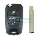 XRemotes - Genuine Hyundai Accent Remote Key 2011+ RKE-4A01 433MHz 95430-1R110 - XR-2326-KB Remote 