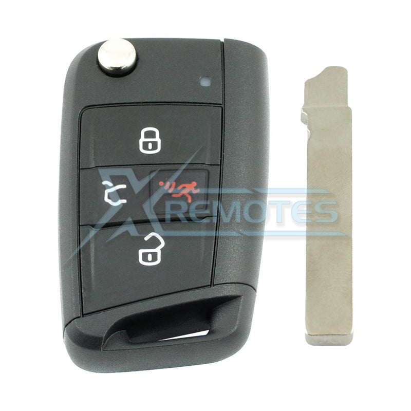 XRemotes - Genuine Volkswagen Golf Tiguan Smart Key 2018+ NBGFS125C1 MQB49 315MHz 5G6 959 752 BM - 