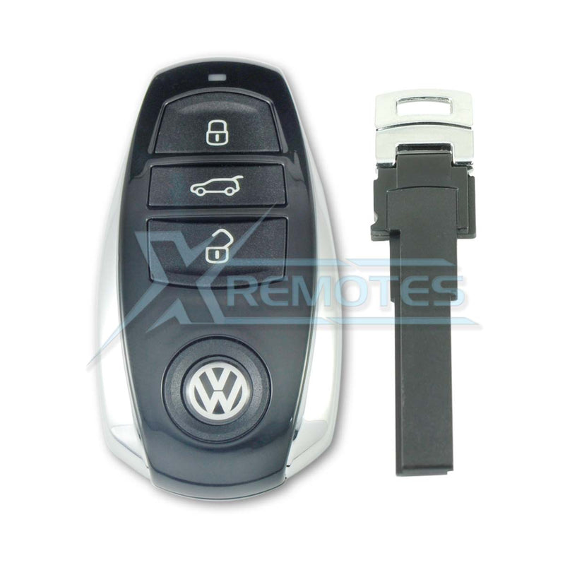XRemotes - Genuine Volkswagen Touareg Smart Key 2011+ PCF7945AC 433MHz / 868MHz - XR-2501-KB Smart 