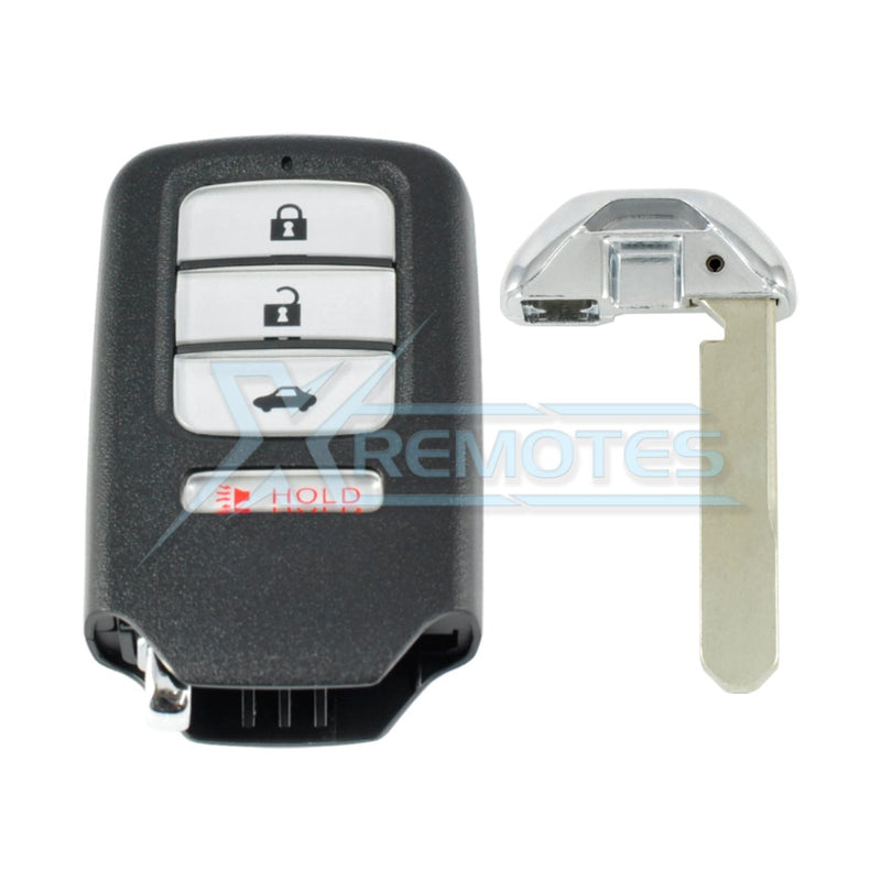 XRemotes - Honda Civic Smart Key 2017+ 4/5Buttons KR5V2X 72147-TBA-A01 72147-TBA-A11 - XR-2510-KB 