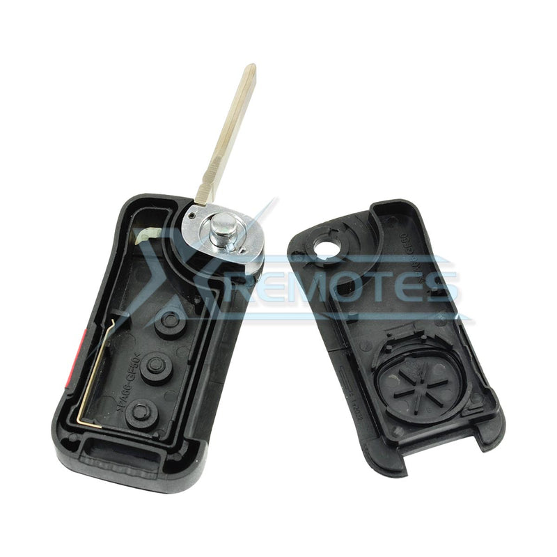 XRemotes - Porsche Cayenne Flip Remote Cover 2003+ HU66 - XR-2513 Porsche, Remotes Shells