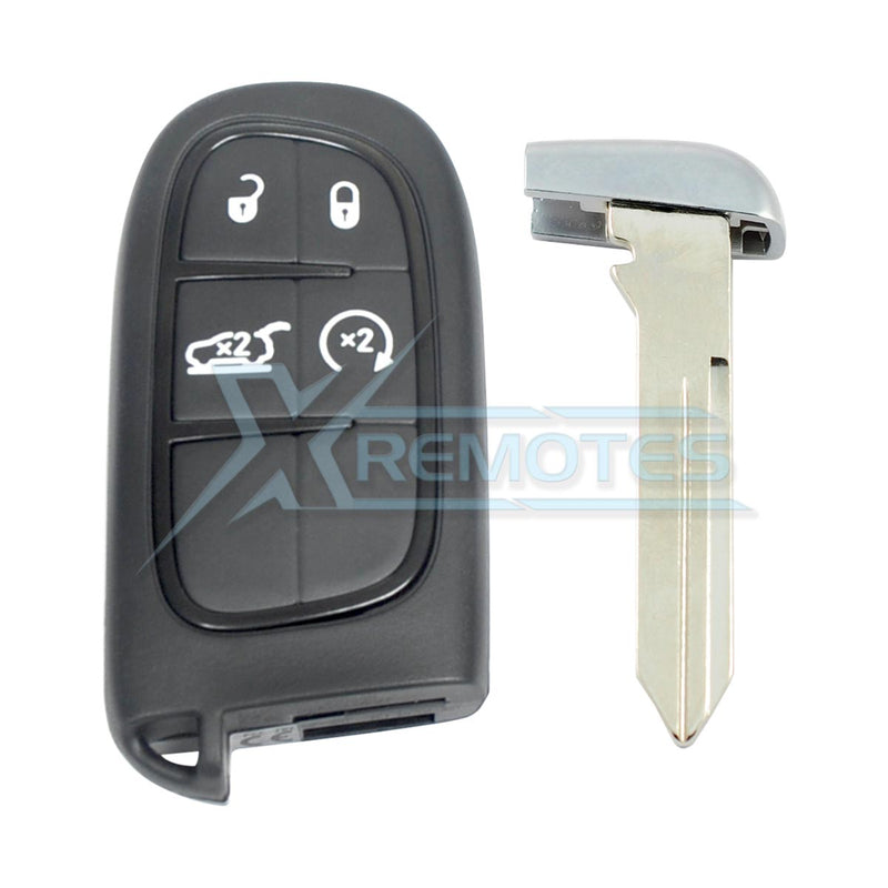 XRemotes - Genuine Jeep Cherokee Smart Key 2014+ GQ4-54T 433MHz 68159222AG - XR-2553-KB Smart Key 