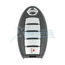 XRemotes - Nissan Maxima Smart Key 2019+ 5Buttons KR5TXN7 433MHz 285E3-9DJ3B - XR-2589 Smart Key 