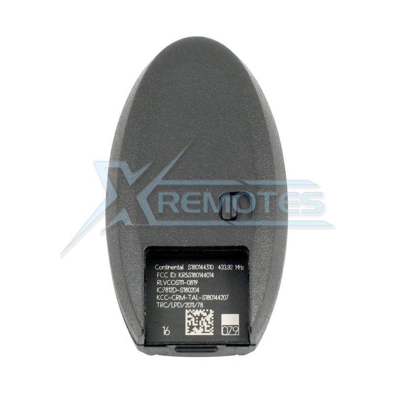 XRemotes - Genuine Nissan Altima Smart Key 2013+ KR5S180144014 433MHz 285E3-9HP4B 285E3-4RA0B - 