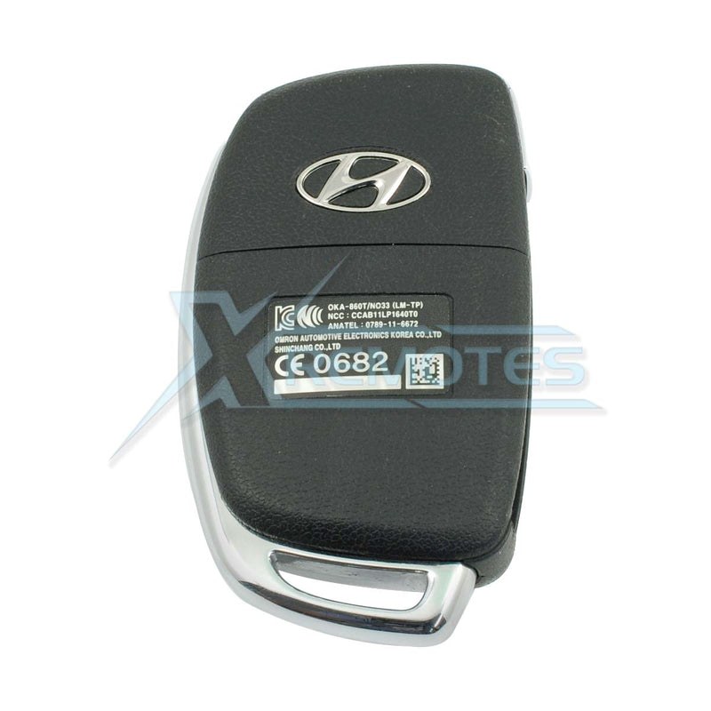 XRemotes - Genuine Hyundai Tucson IX35 2011+ Flip Remote 4Buttons OKA-860T 433MHz 95430-2S701 - 