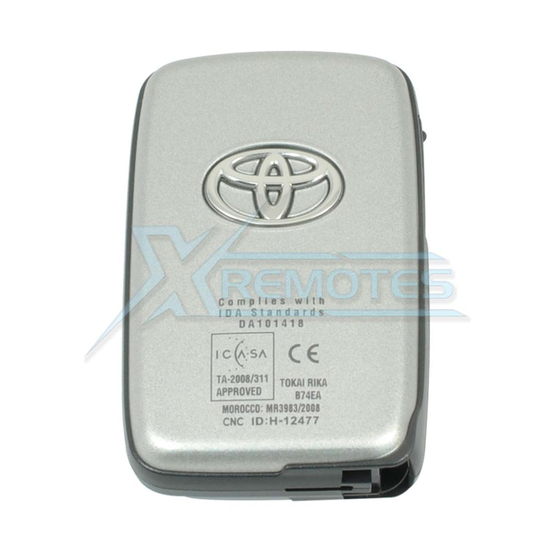 XRemotes - Genuine Toyota Land Cruiser Prado 2010+ Smart Key 3Buttons B74EA 433MHz 89904-60542 - 