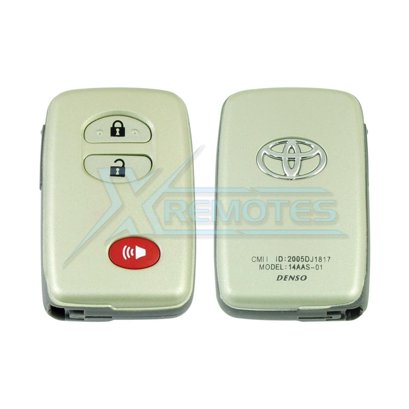 XRemotes - Toyota Smart Key Cover Camry Corolla Rav4 Land Cruiser 2008+ - XR-2759 Smart Keys Shells,