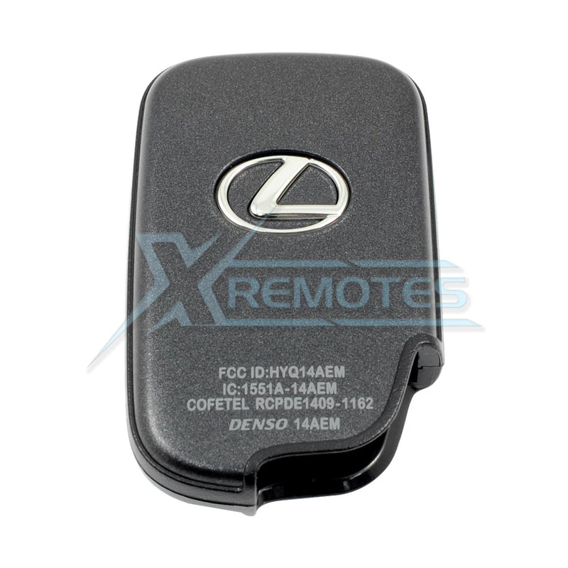 XRemotes - Genuine Lexus ES GS IS Smart Key 2011+ 4Buttons HYQ14AEM P1-98 315MHz 89904-30C60 - 