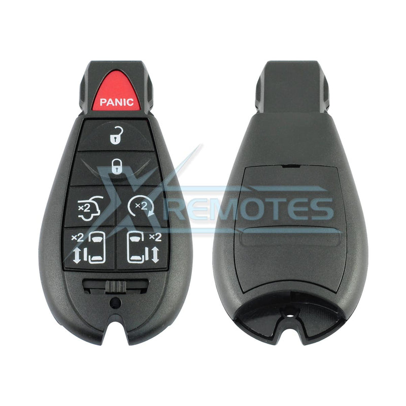 XRemotes - Jeep Chrysler Dodge Fobik Key Cover 2007+ M3N5WY783X - XR-2922 Chrysler, Dodge, Jeep, 