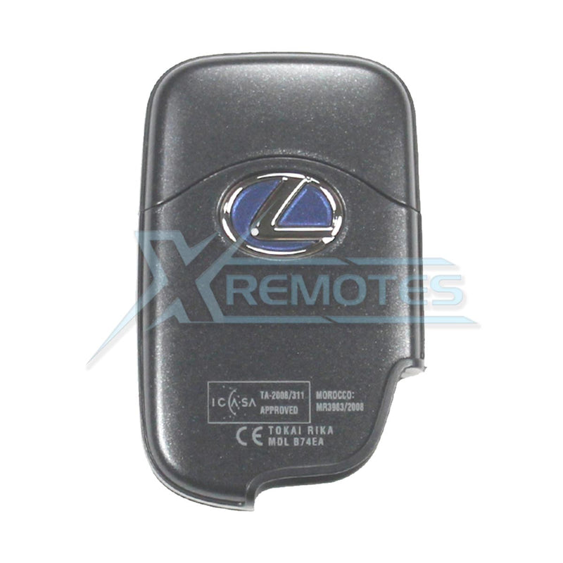 XRemotes - Genuine Lexus CT200H RX350 RX450H Smart Key 2010+ B74EA P1-98 433MHz 89904-48521 - 