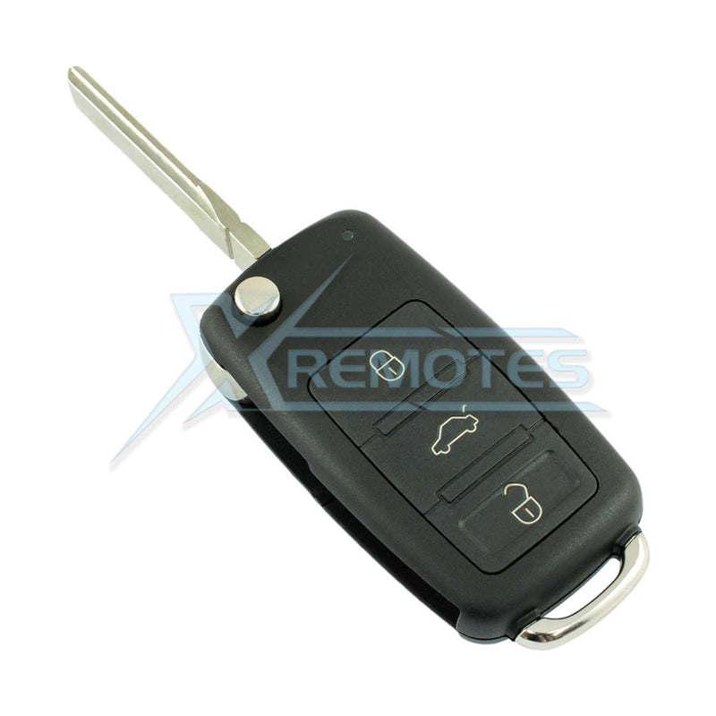 XRemotes - Volkswagen Touareg 2003+ Flip Remote 4Buttons HU66 315MHz / 433MHz - XR-2986 Remotes, 