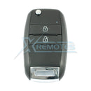 XRemotes - Genuine Kia Picanto 2013+ Flip Remote 2Buttons 4D-60 433MHz 95430-1Y600 - XR-3001 Kia, 