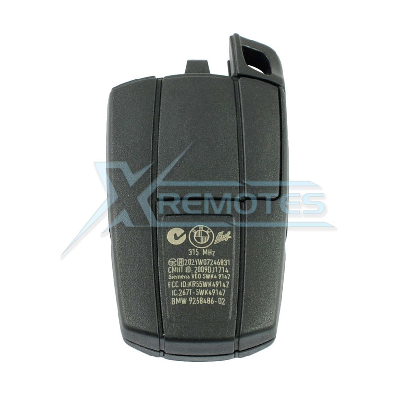 XRemotes - Bmw 3 5 6 X-Series CAS3 2003+ Smart Key 3Buttons 315MHz / 433MHz / 868MHz - XR-3104 Bmw, 