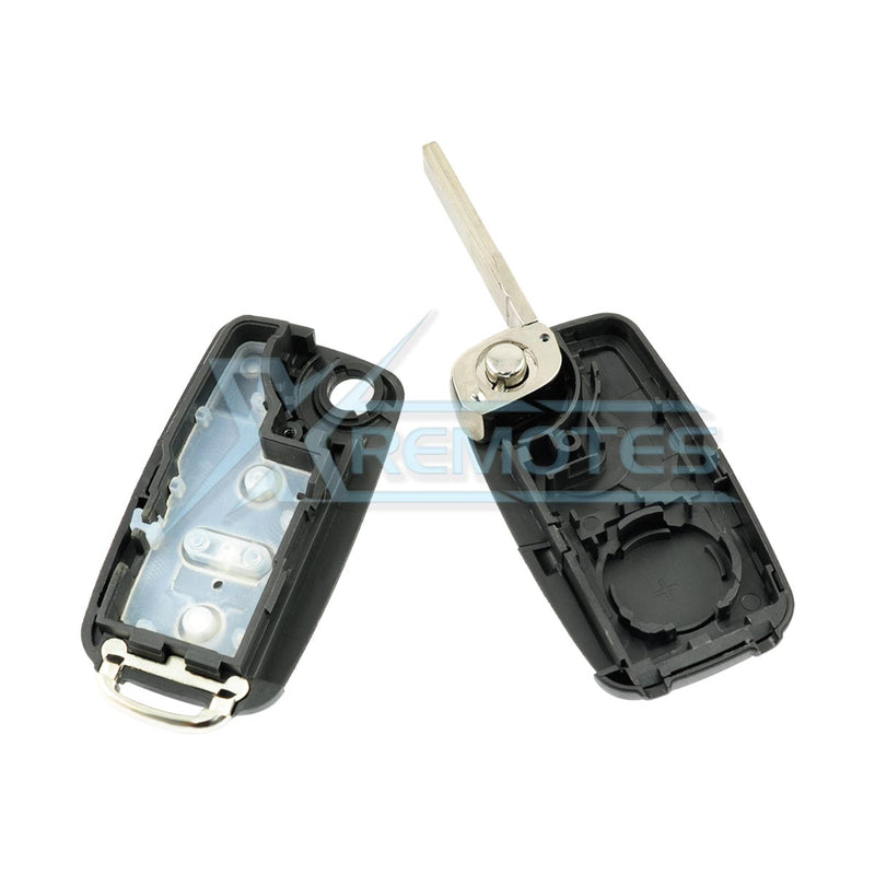 XRemotes - Volkswagen UDS Flip Remote Cover 2005+ 3/4Buttons HU66 - XR-3172 Remotes Shells, 