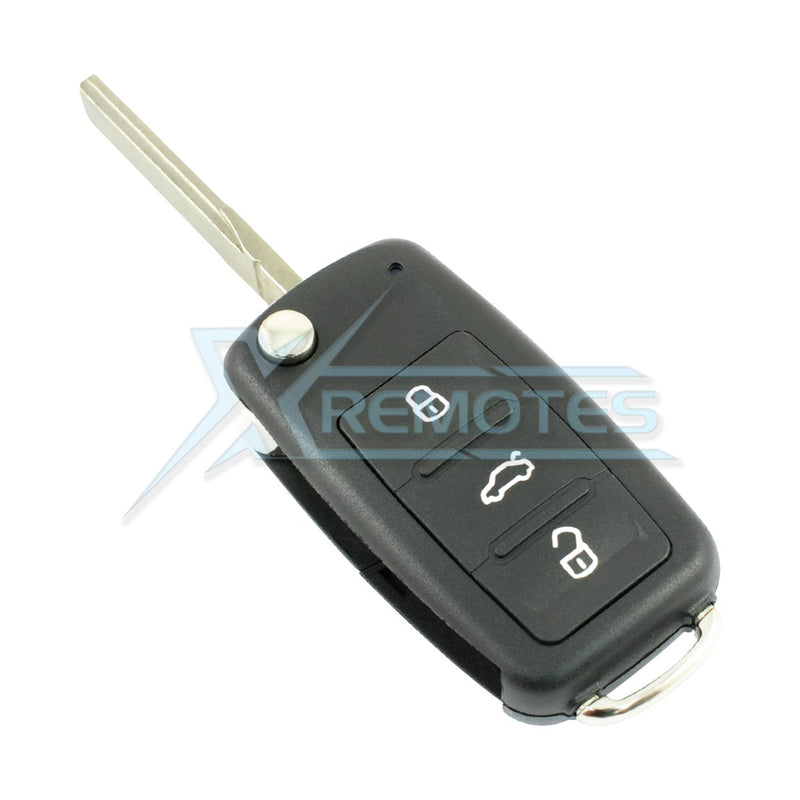 XRemotes - Volkswagen UDS Flip Remote Cover 2005+ 3/4Buttons HU66 - XR-3172 Remotes Shells, 