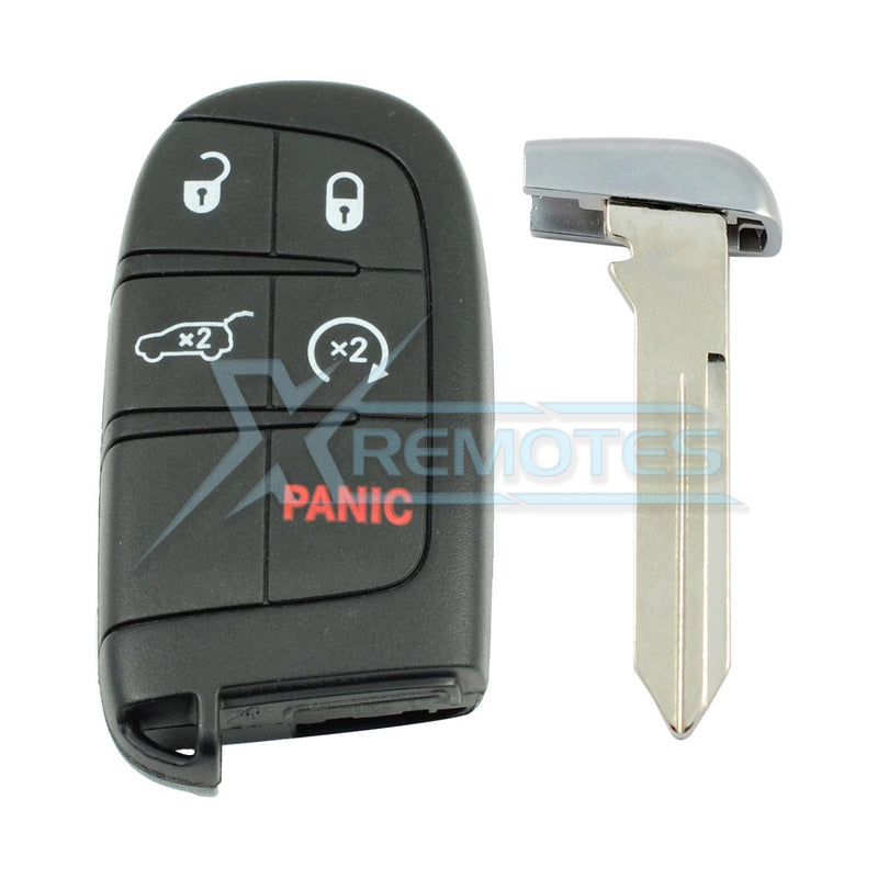 XRemotes - Genuine Jeep Grand Cherokee 2014+ Smart Key 5Buttons 433MHz 68143505AB - XR-3246-KB Jeep,