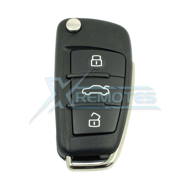 XRemotes - Genuine Audi Remote Key A3 S3 Q3 Q5 2007+ 3Buttons 433MHz 8V0 837 220 - XR-3351 Remote 