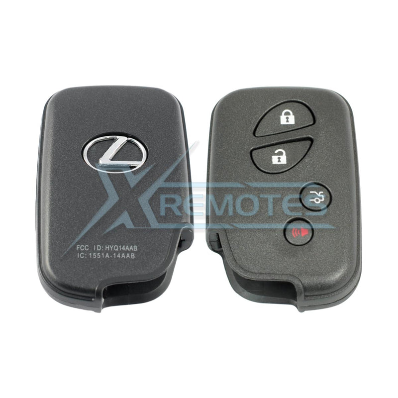 XRemotes - Lexus Smart Key Cover ES IS LS LX RX RC NX GX 2006+ 4Buttons - XR-3384 Lexus, Smart Keys 