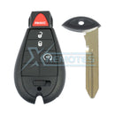 XRemotes - Genuine Jeep Cherokee 2014+ Fobik Key GQ4-53T PCF7961M 433MHz 68105081AG 68105081AF - 