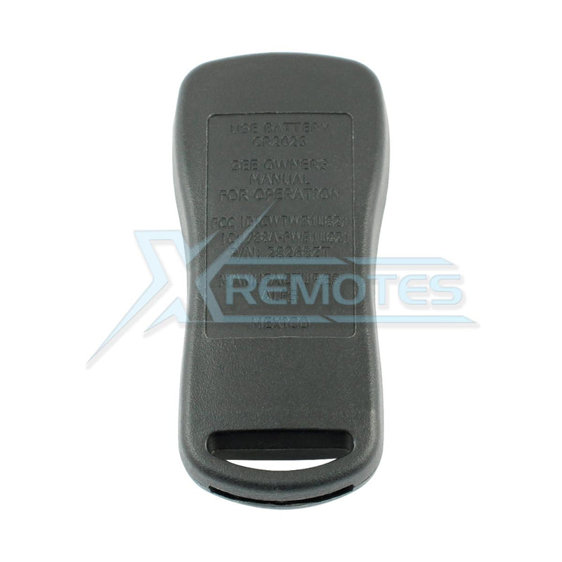 XRemotes - Genuine Nissan Remote Control 2002+ CWTWB1U821 315MHz 28268-ZT03A - XR-3549 Remote Nissan