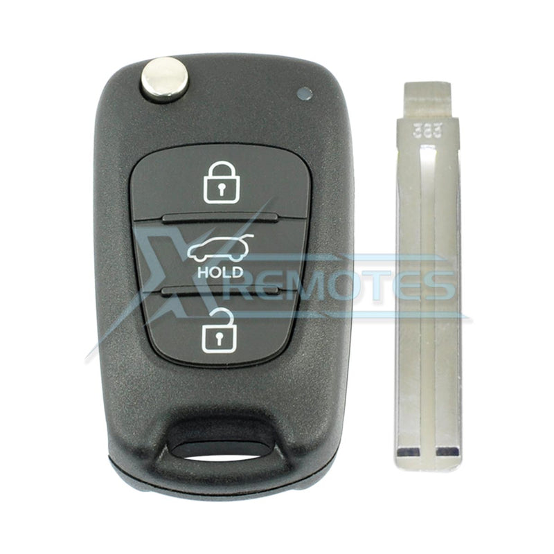 XRemotes - Genuine Kia Sorento Remote Key 2009+ 433-EU-TP HA-T005 433MHz 95430-2P510 - XR-3568-KB 