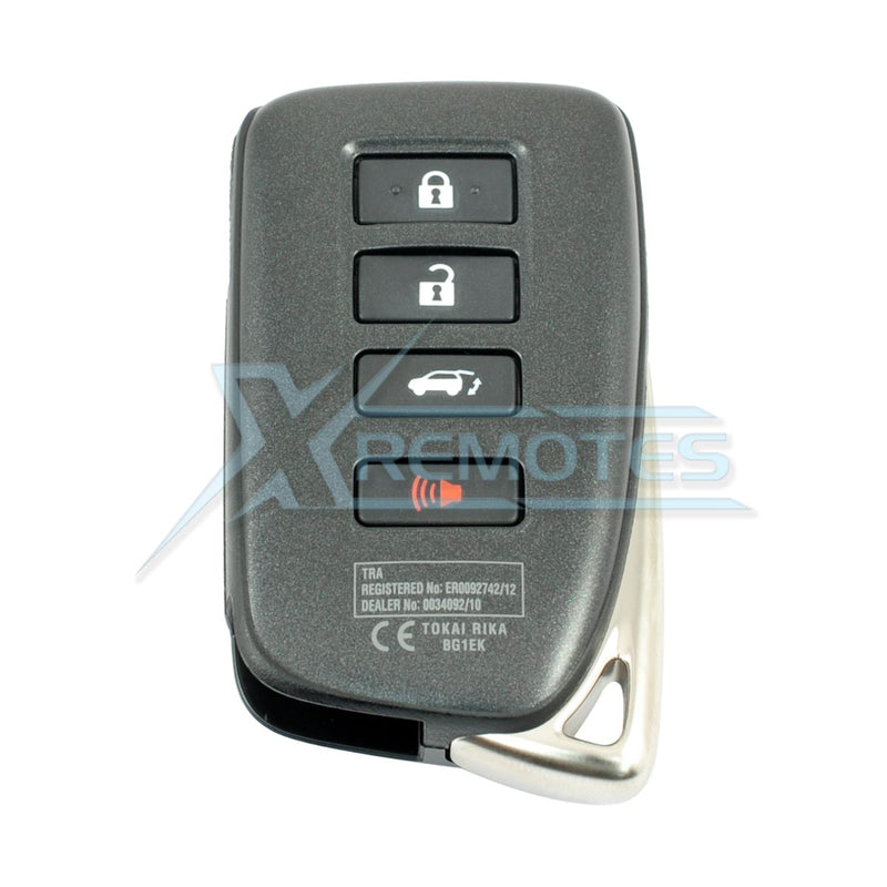 XRemotes - Genuine Lexus LX460 LX570 NX200 NX300 Smart Key 2016+ BG1EK P1-A8 433MHz 89904-78650 - 