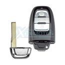 XRemotes - Audi A4 A5 A6 A7 A8 Q3 Q5 BCM2 2008+ Smart Key 3Buttons 315MHz / 433MHz / 868MHz - 
