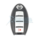 XRemotes - Genuine Nissan Murano Smart Key 2010+ 4Buttons 5WK49623 PCF7952A 433MHz 285E3-1AC7B - 