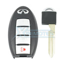 XRemotes - Genuine Infiniti FX35 FX37 FX45 QX70 Smart Key 2008+ 5WK50314 433MHz 285E3-1CA7C - 