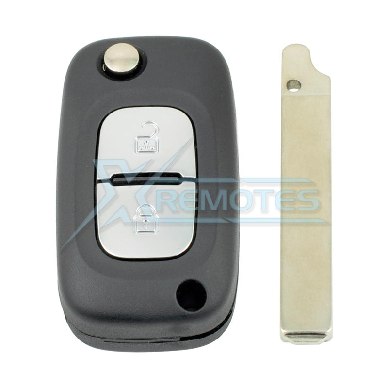 XRemotes - Renault Clio3 Kangoo Master Remote Key 2006+ 2Buttons PCF7947 433MHz - XR-3842-KB Remote 