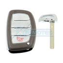 XRemotes - Genuine Hyundai Sonata Smart Key 2015+ CQOFD00120 95440-C1000NNA 95440-C1001 - XR-3844-KB