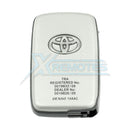 XRemotes - Genuine Toyota Avalon Smart Key 2007+ 14AAC P1-D4 433MHz 89904-07060 89904-07061 - XR-387