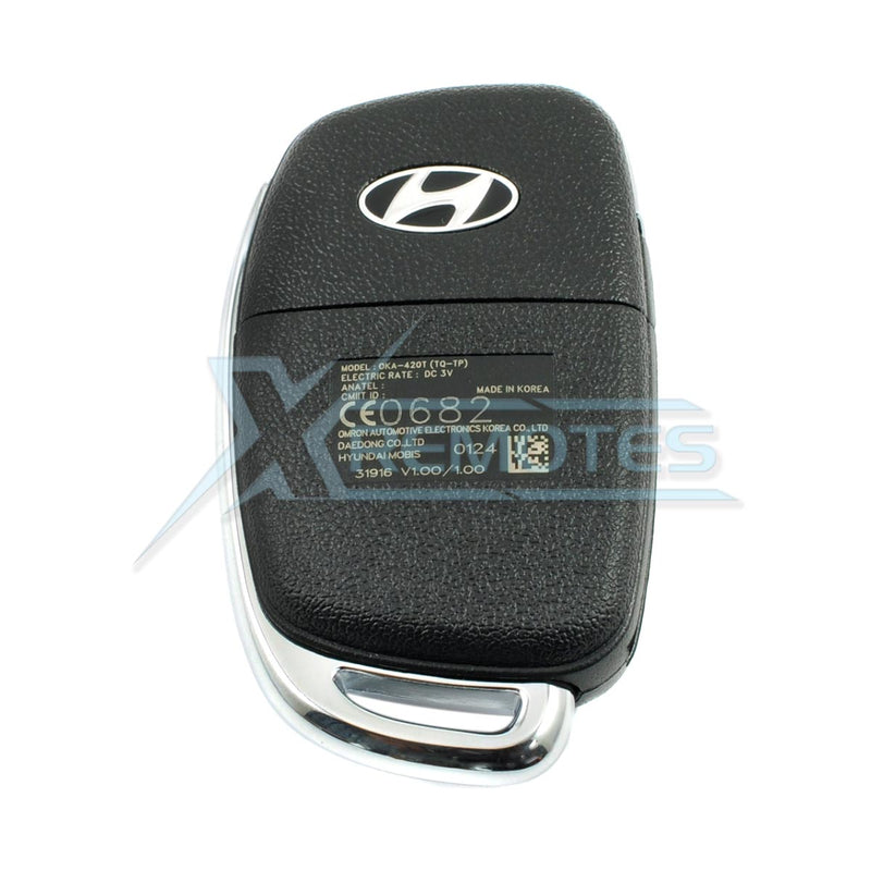 XRemotes - Genuine Hyundai H1 2016+ Flip Remote 2Buttons PCF7936 433MHz 95430-4H400 95430-4H300 - 